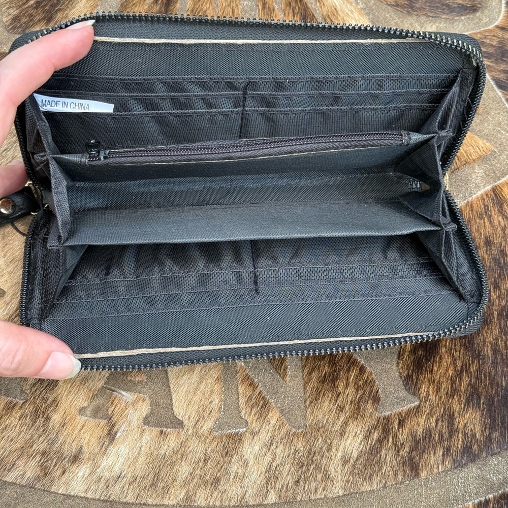 Baby Phat Black Wallet Wristlet- Pre-owned - Picture 5 of 6